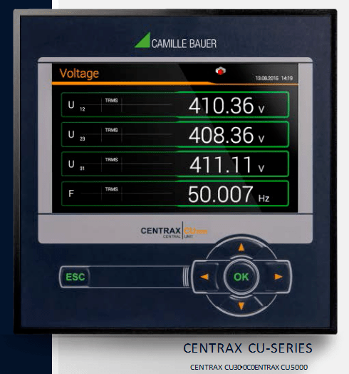 電力系統(tǒng)監(jiān)測控制裝置CENTRAX CU3000