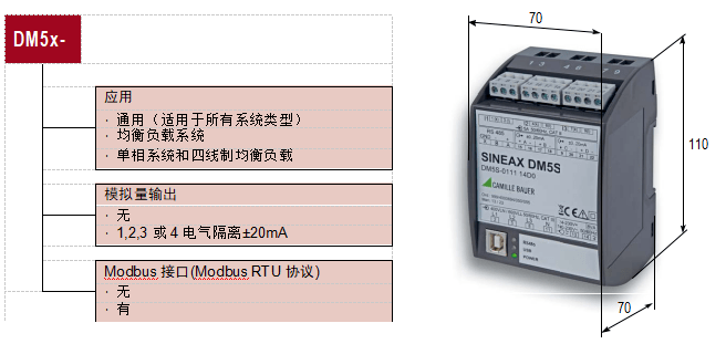 DM5系列強電參量變送器